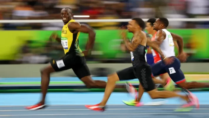 Trận ra mắt Olympic của Usain Bolt